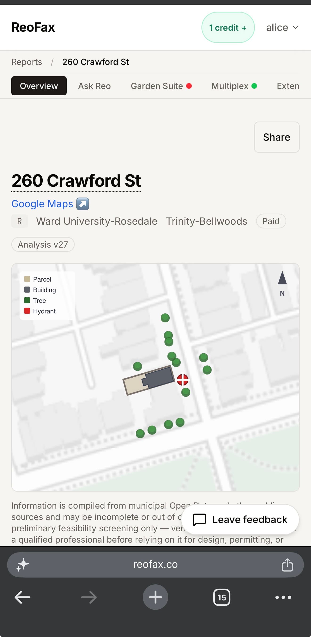 Your property, mapped from municipal data